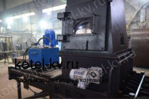 Котел с плунжерной подачей на опилках